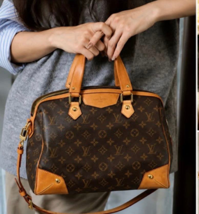 Brown large size shoulder Bag